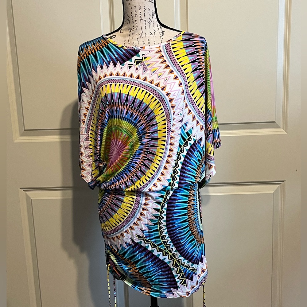 NWOT Lascana by Venus geometric print mini dress size 4/6
